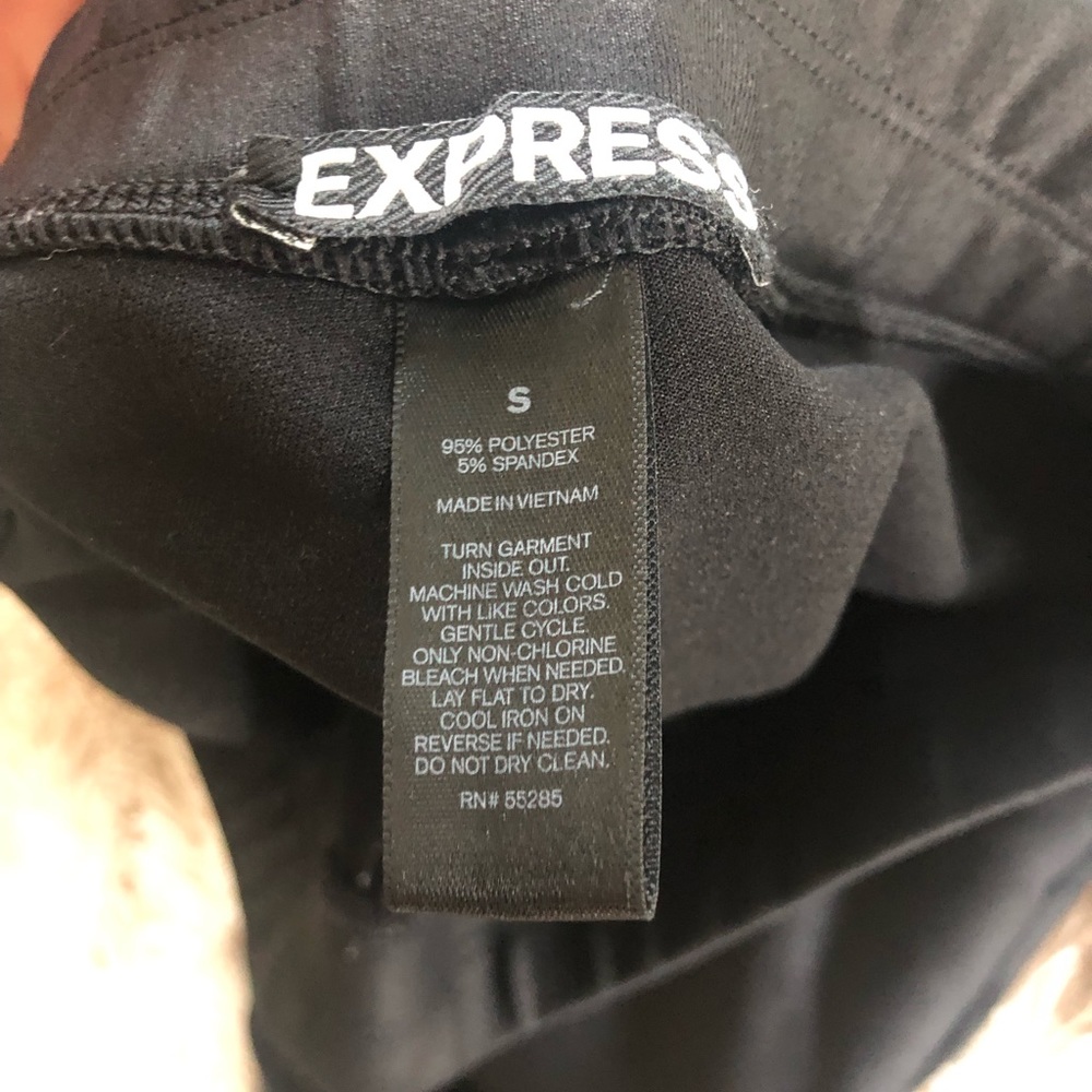 Express faux leather legging